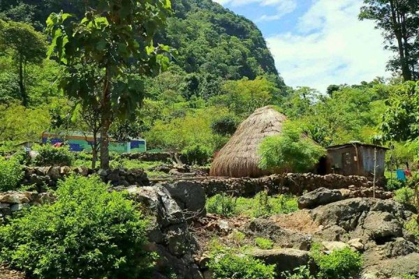 West Timor countryside near Kupang Indonesia