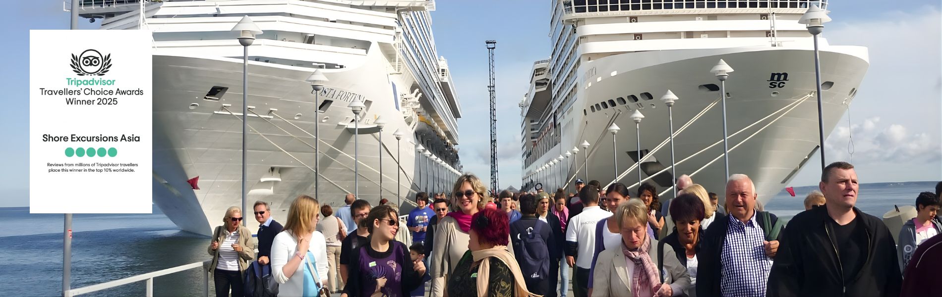 Shore Excursions Asia -City Tours & Day Activities for Cruise Ship Passengers