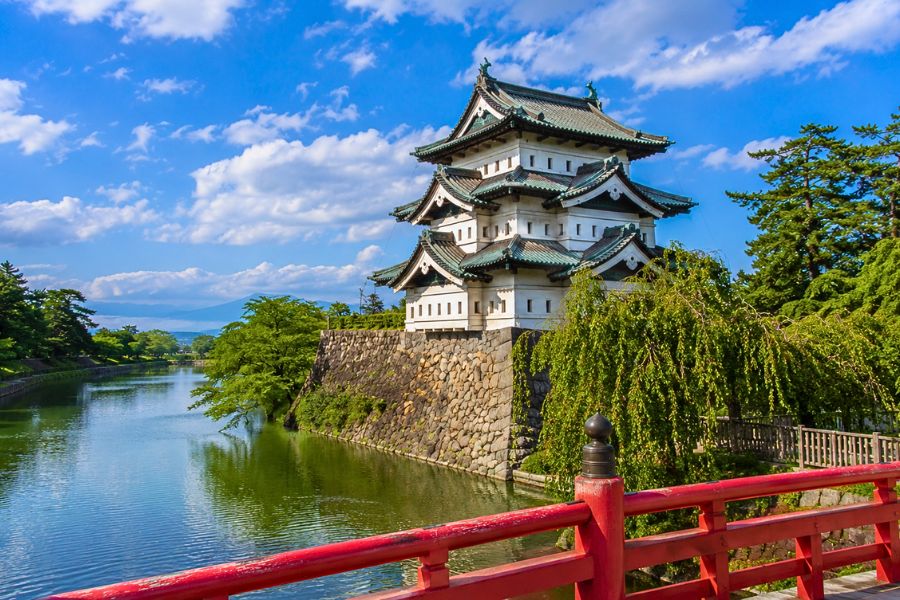 Aomori castle view for Ovation of the Seas excursions