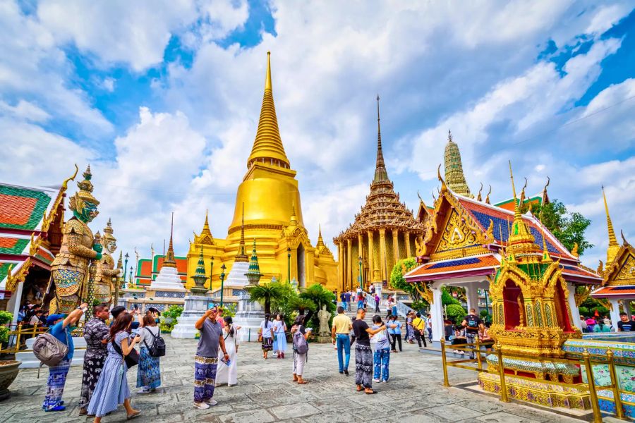Grand Palace and Wat Phra Kaew in Bangkok