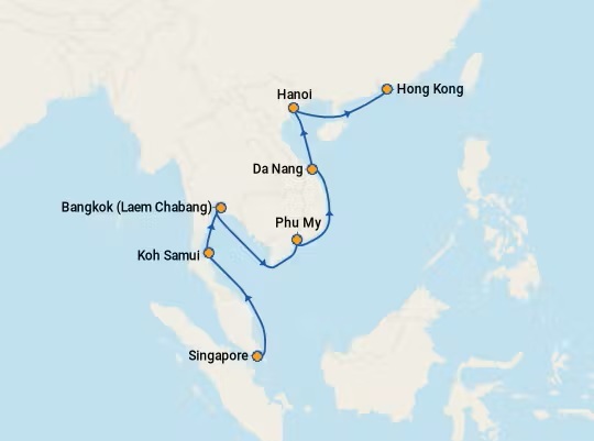 NCL Jade shore excursions-Itinerary Dec 23 2026