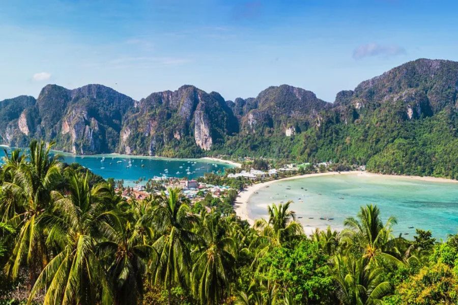 Phi Phi Islands from Phuket cruise port