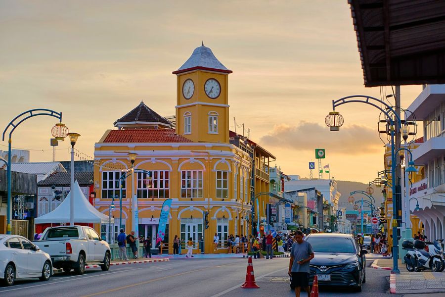 Phuket Old Town near cruise port