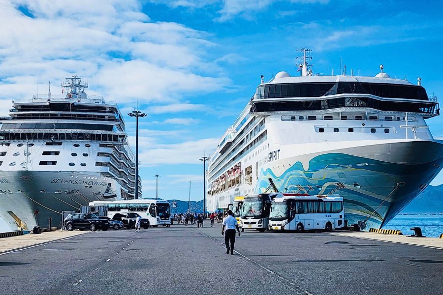 Cam Ranh cruise port in Vietnam