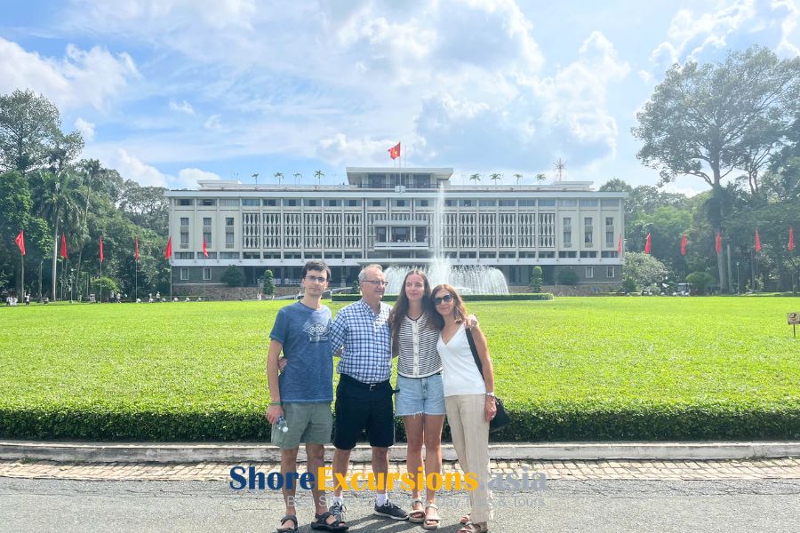 Cruise passengers exploring local life near Phu My Port
