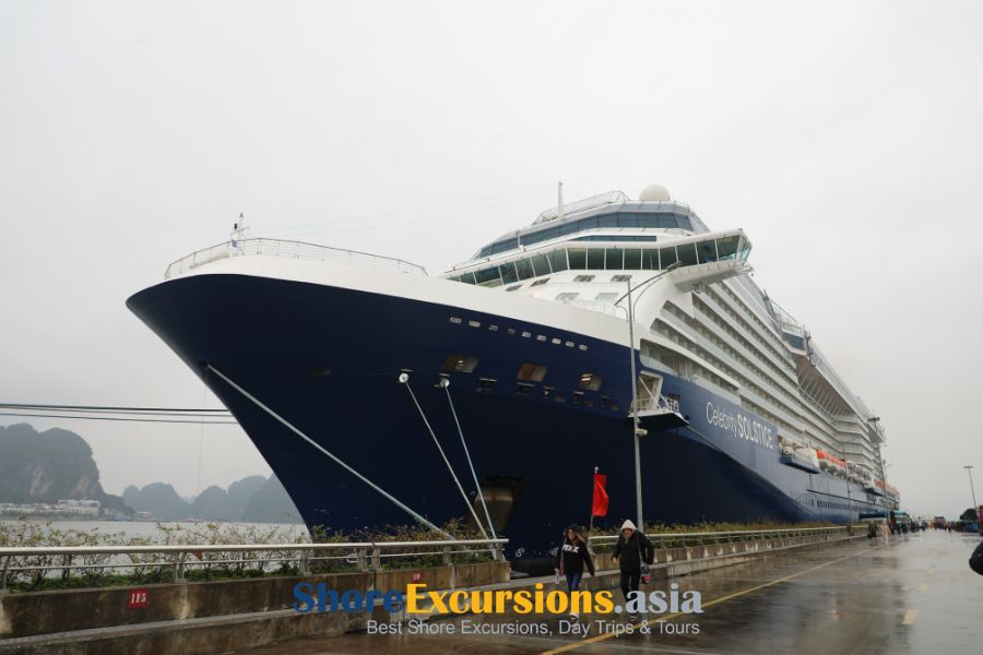 Halong Bay cruise port in Vietnam