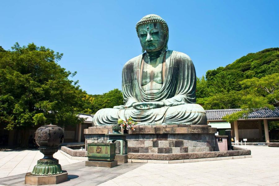 Kotoku-in Temple and the Great Buddha in Kamakura, Japan