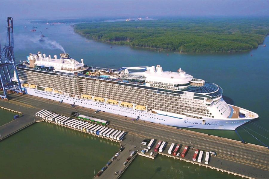 Phu My cruise port in Vietnam