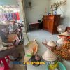 Traditional palm leaf conical hat making