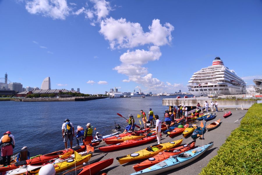 View of Yokohama waterfront