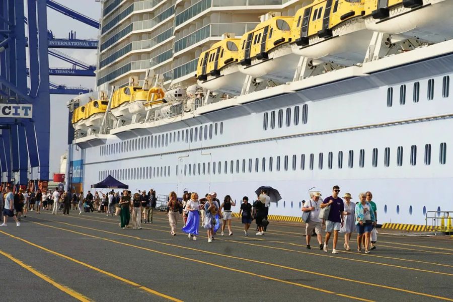 Vung Tau cruise port in Vietnam