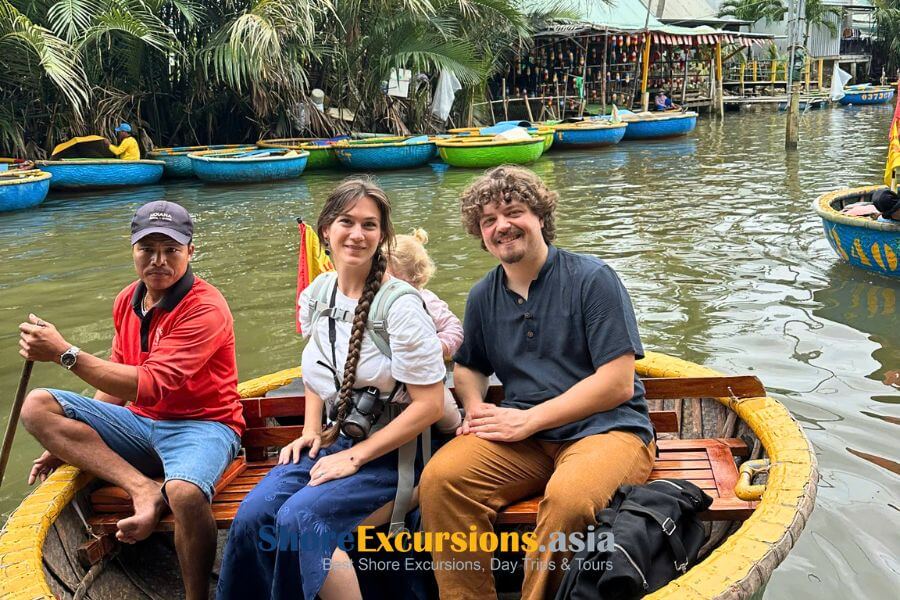 Basket boat ride in Cam Thanh, Hoi An