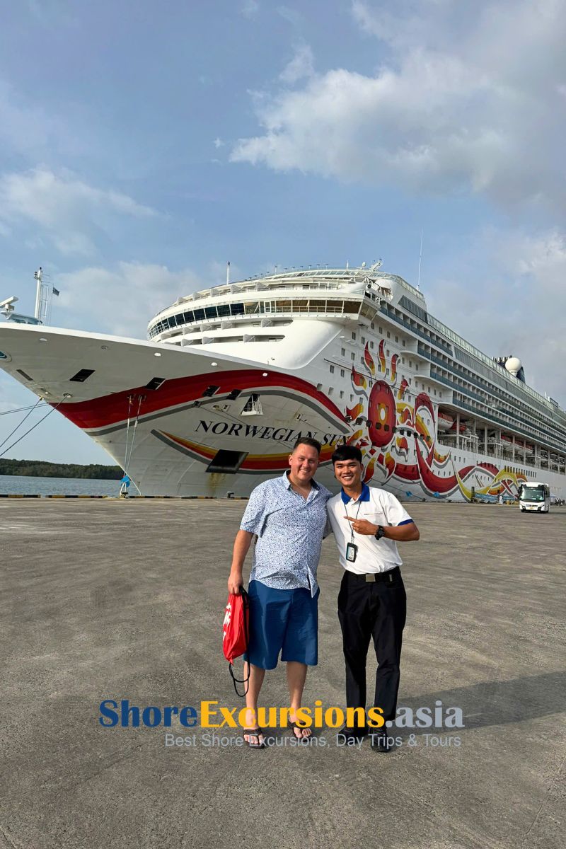 Cruise guest joining Nha Trang shore excursions