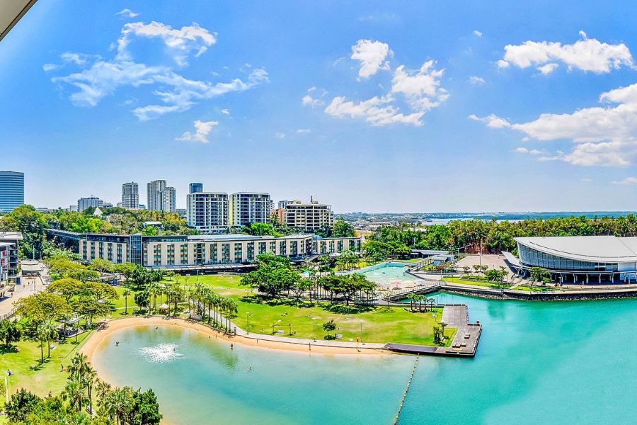Darwin Waterfront lagoon near Fort Hill Wharf