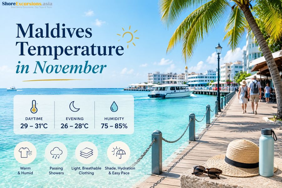 Maldives temperature in November