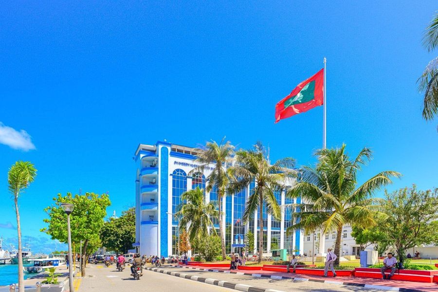 Malé City waterfront