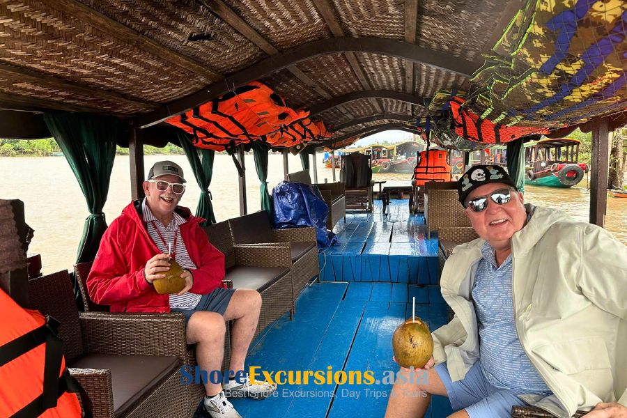 Mekong Delta boat ride on Phu My shore excursions