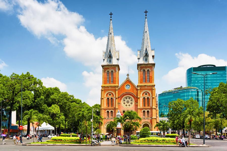 Notre Dame Cathedral in Ho Chi Minh City