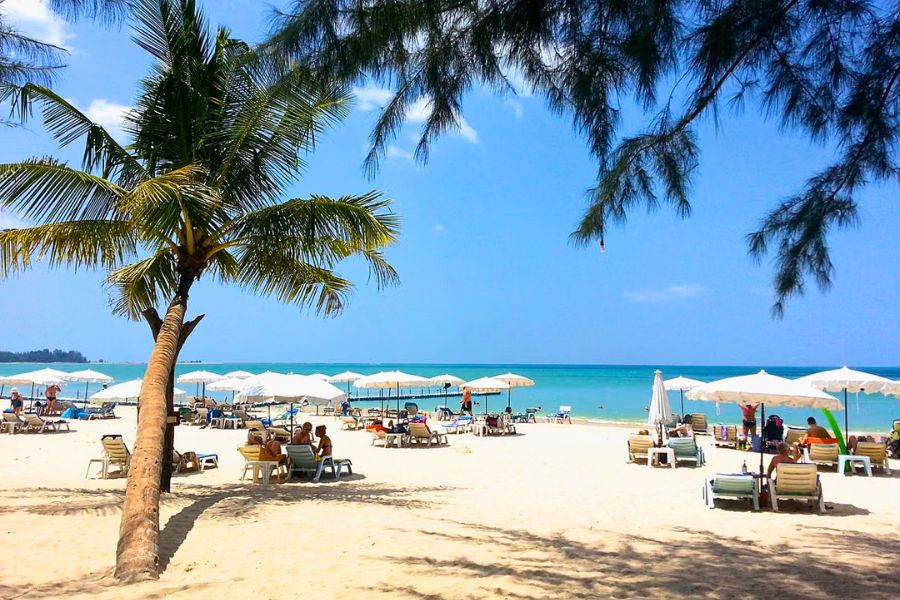 Phuket beach in November