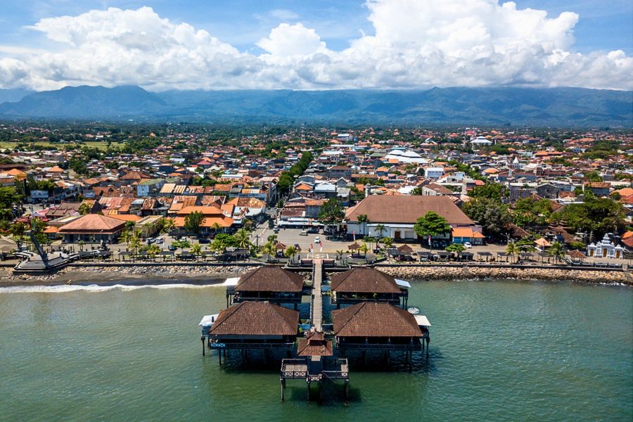 Singaraja waterfront in North Bali
