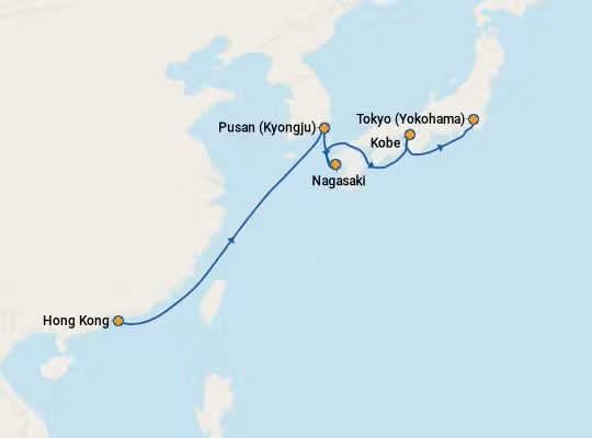 Spectrum of the Seas shore excursions itinerary Jan 2027