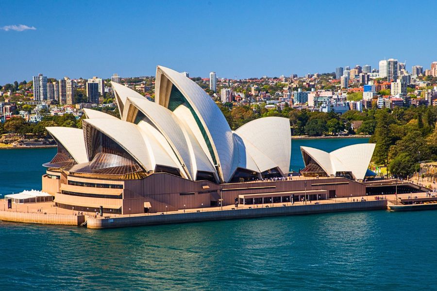 Sydney Opera House from the harbour