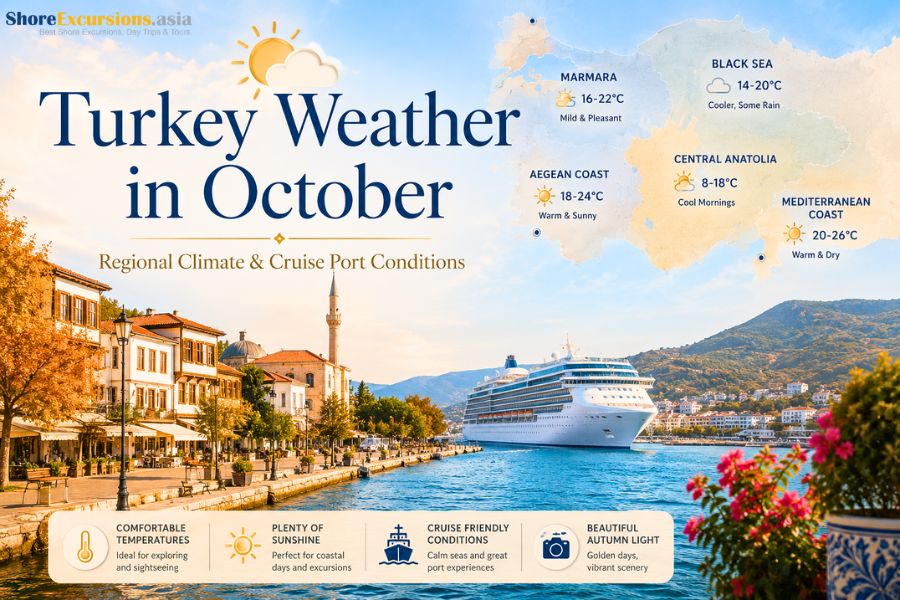 Turkey Weather in October - Regional Climate & Cruise Port Conditions