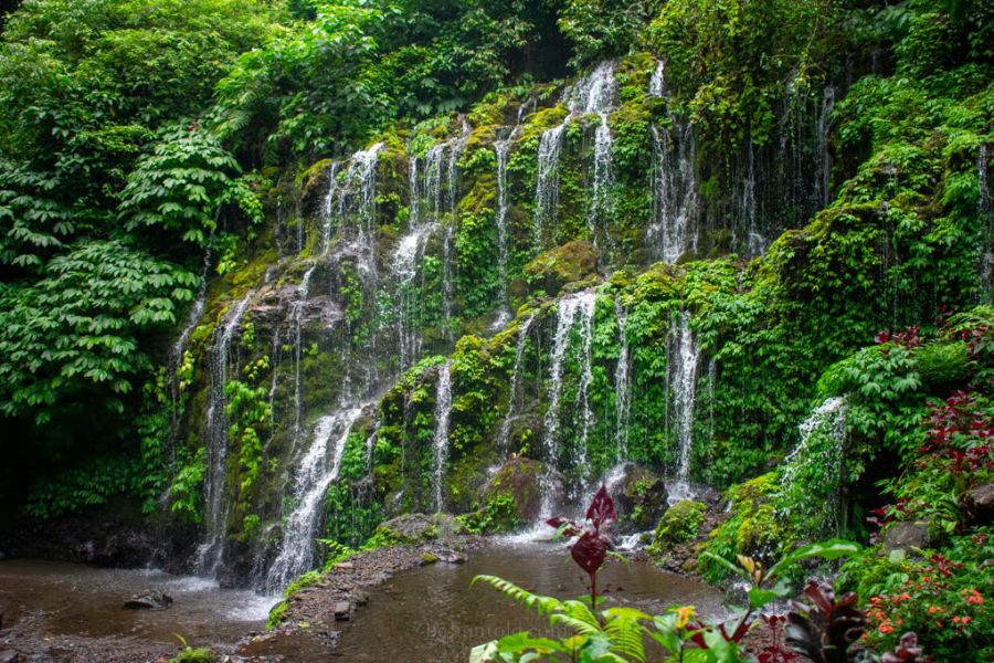 Bali waterfall in November