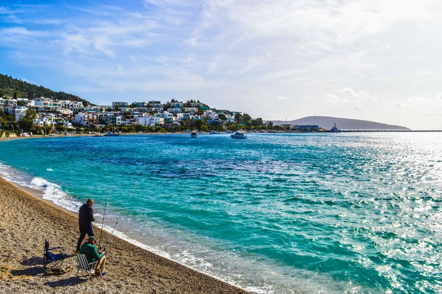 Bodrum coast in November