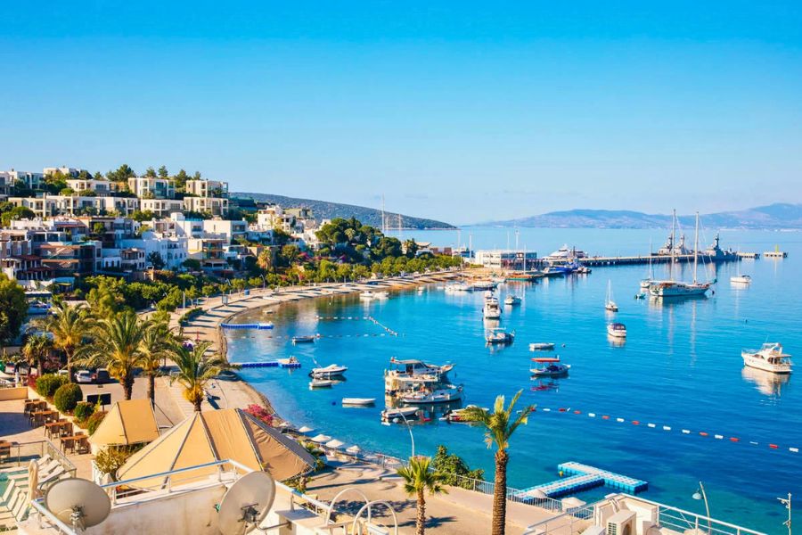 Bodrum coast in October
