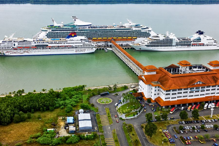 Cruise ships at Port Klang