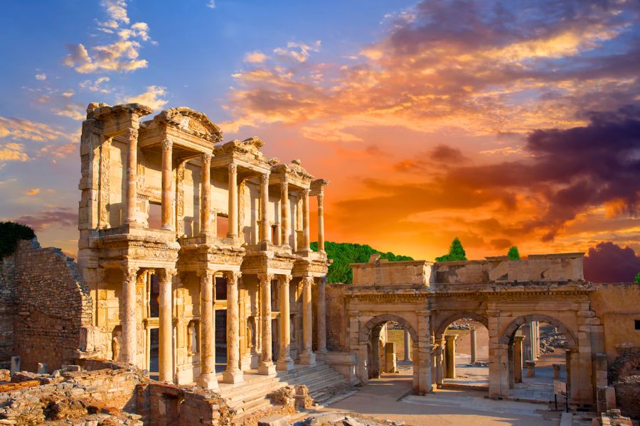 Ephesus ruins in October