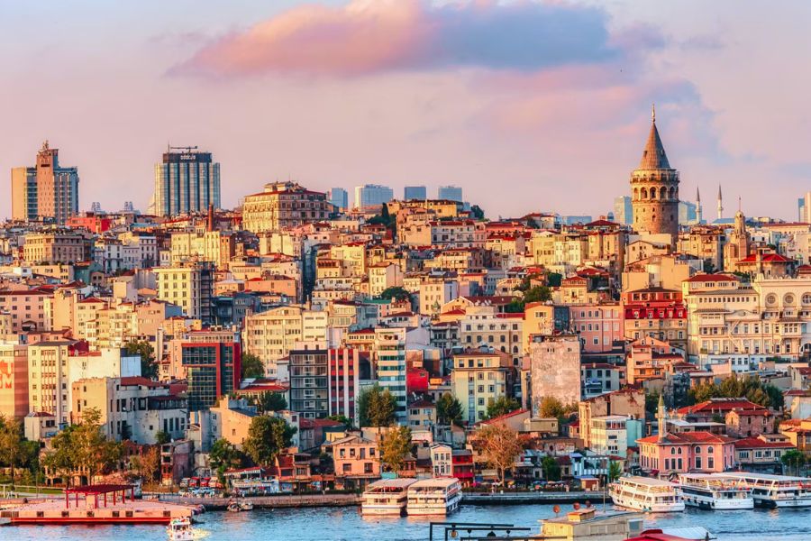 Galata Tower and Istanbul skyline
