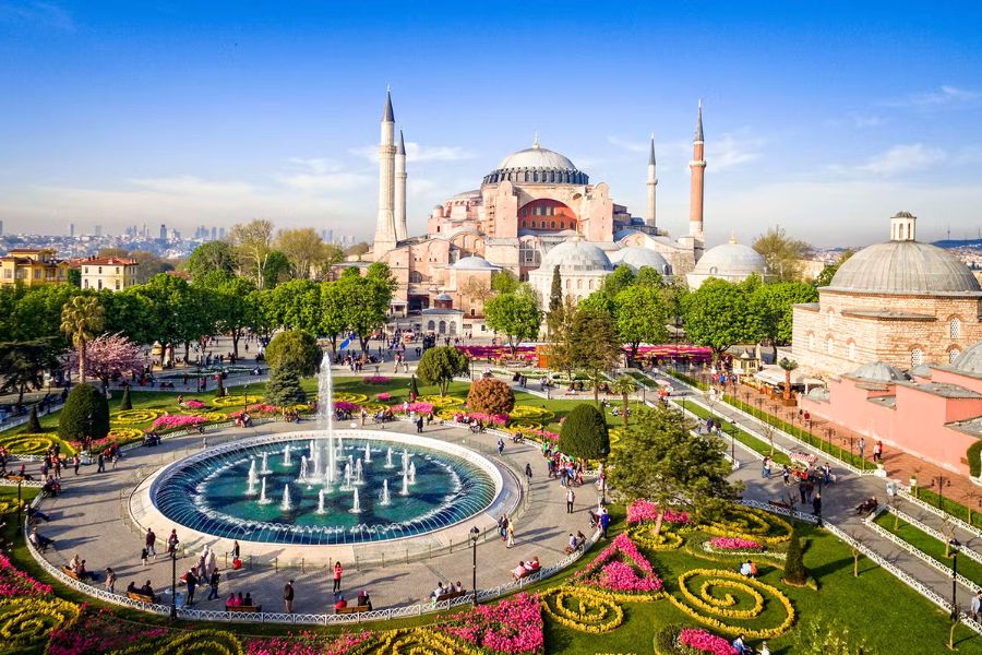 Hagia Sophia in Istanbul in May