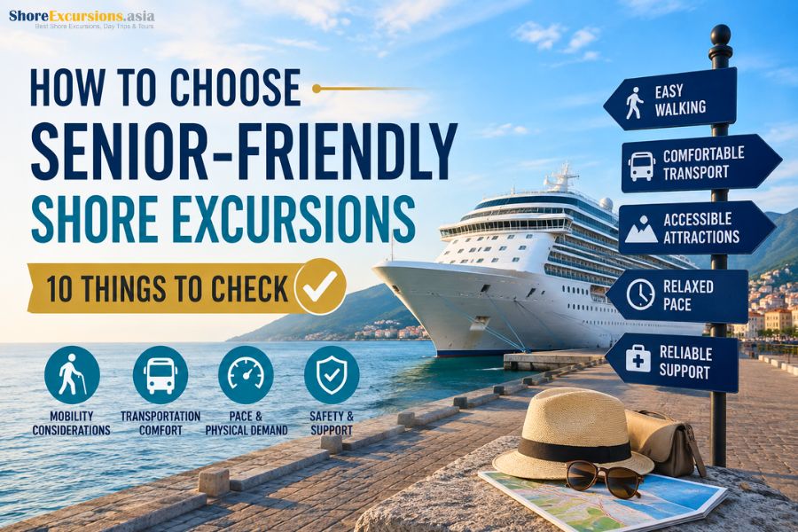 How to Choose Senior-Friendly Shore Excursions - 10 Things to Check