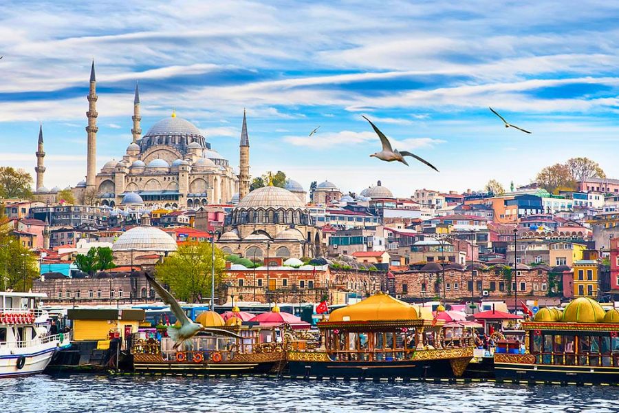 Istanbul waterfront near Galataport