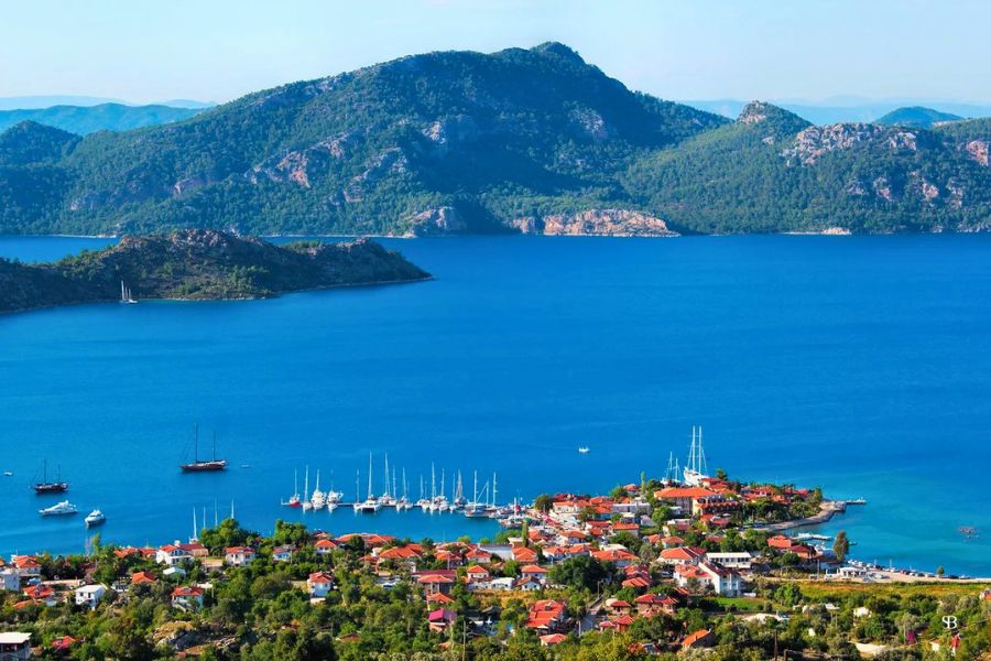 Marmaris coast in October