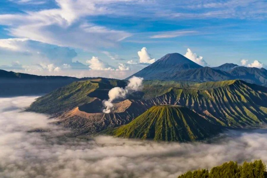 Mount Batur and Kintamani landscape