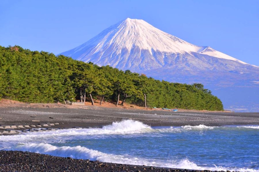 Mount Fuji from Miho-no-Matsubara