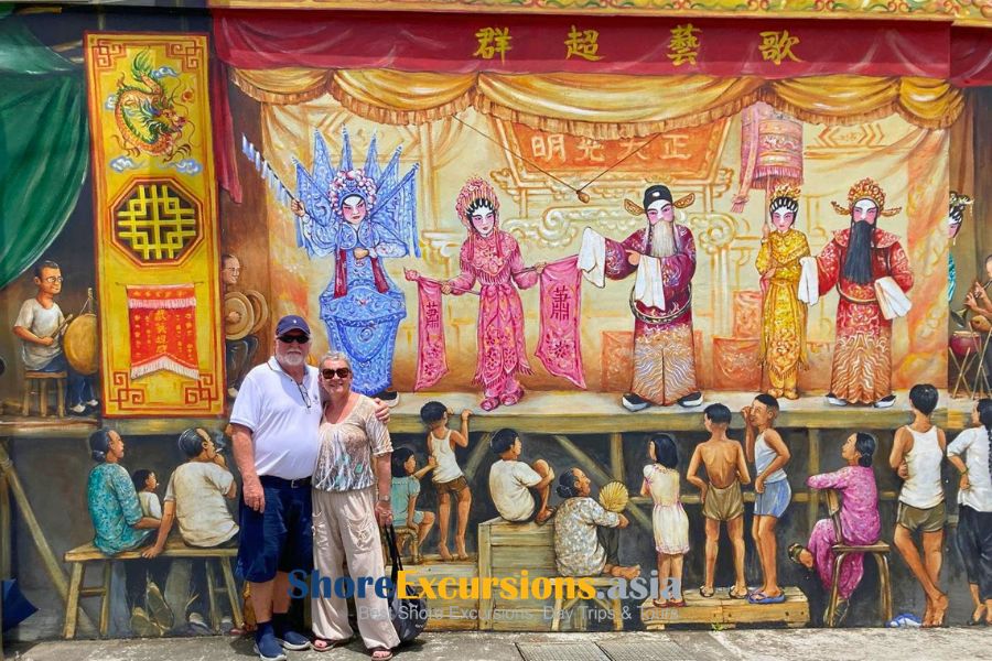 Guests exploring a heritage site during a post cruise extension