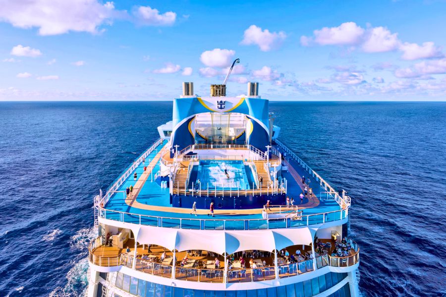 Royal Caribbean cruise ship deck