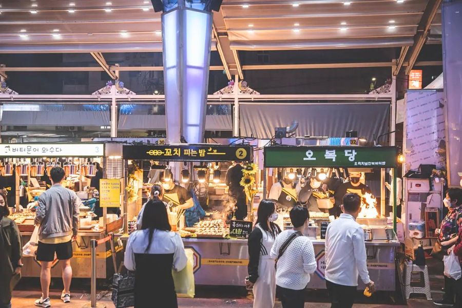 Dongmun Traditional Market Jeju City