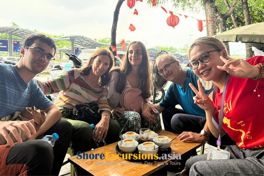 Egg coffee in Hanoi