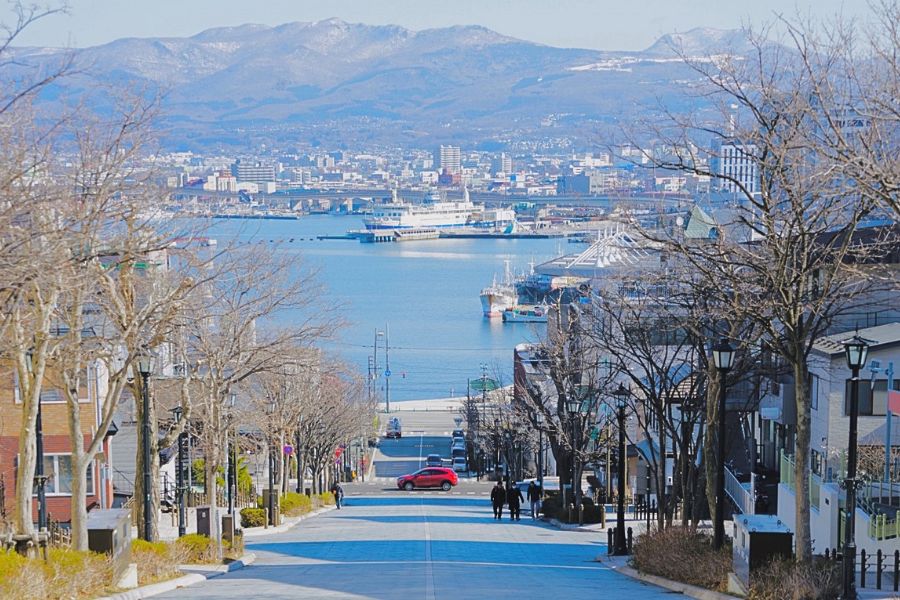 Hachiman-zaka in Hakodate