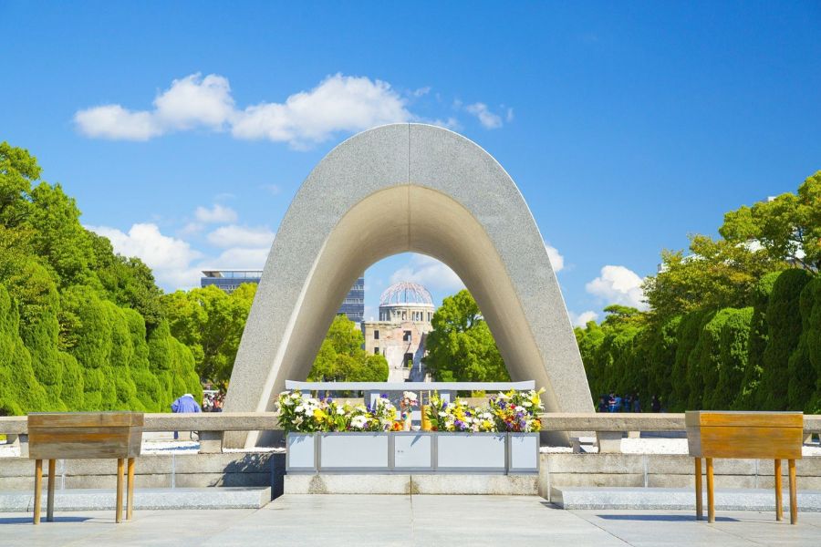Hiroshima Peace Memorial Park cenotaph