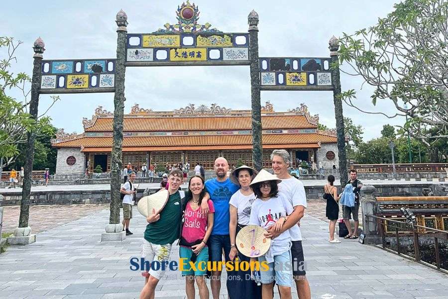 Hue shore excursions Imperial Citadel visit