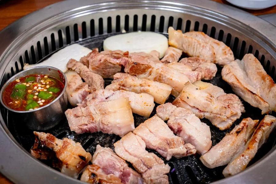 Jeju black pork grilled dish