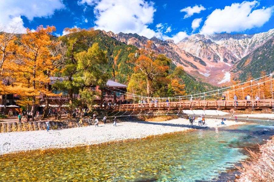 Kamikochi autumn foliage