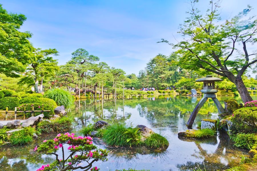 Kenrokuen Garden in Kanazawa