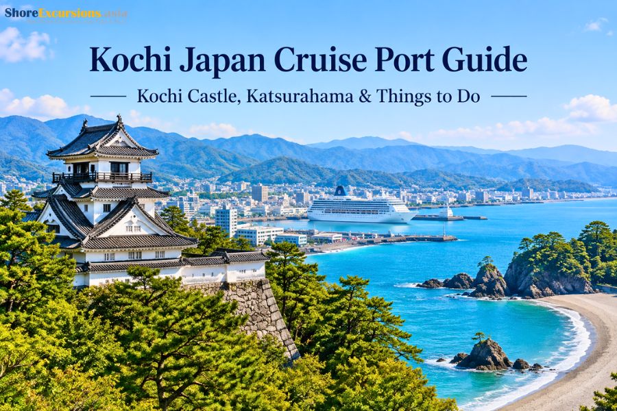 Kochi Japan Cruise Port Guide - Kochi Castle, Katsurahama & Things to Do